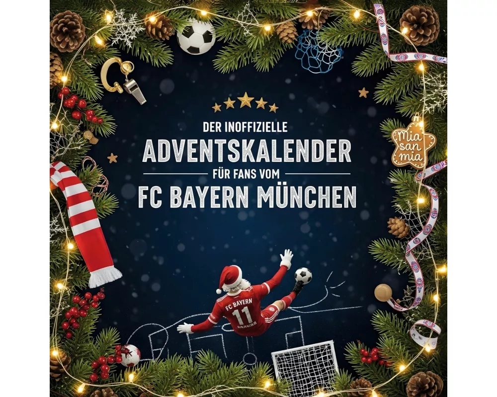 Der inoffizielle Adventskalender für Fans vom FC Bayern München