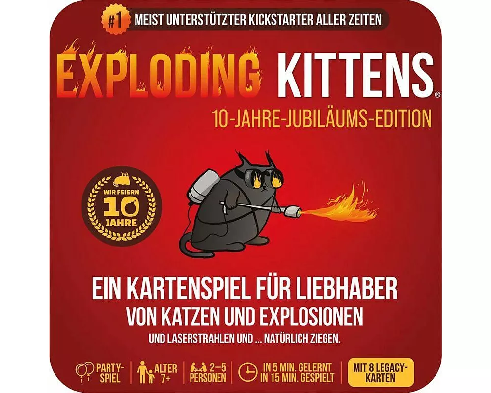 Exploding Kittens 10th Anni. Tin Edition