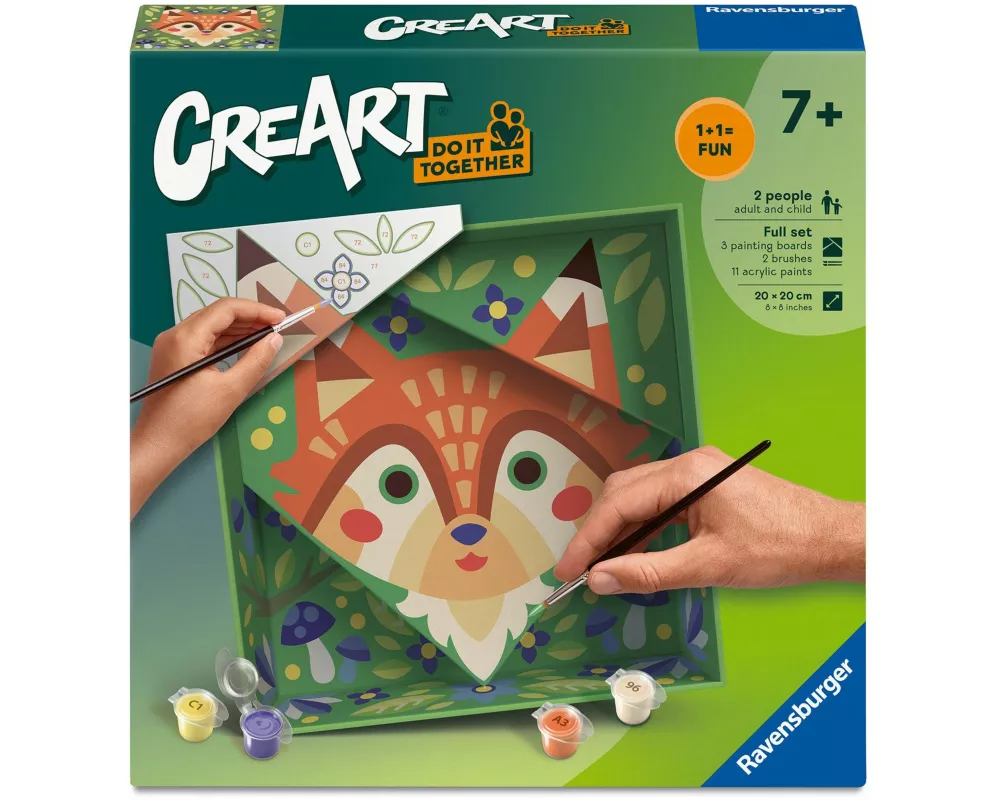 CreArt, Malen nach Zahlen Do it together - Fuchs