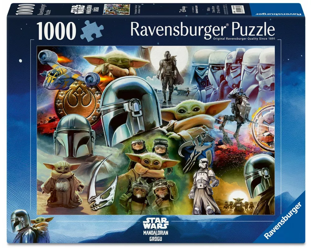 Erwachsenenpuzzle 1000 Teile - The Mandalorian and Grogu