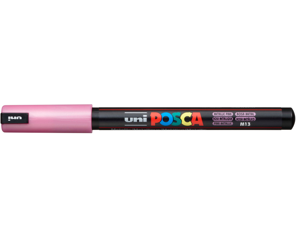 UNI-BALL Fineliner Posca 0.7mm PC1MRMET.PIN Metallic rosa