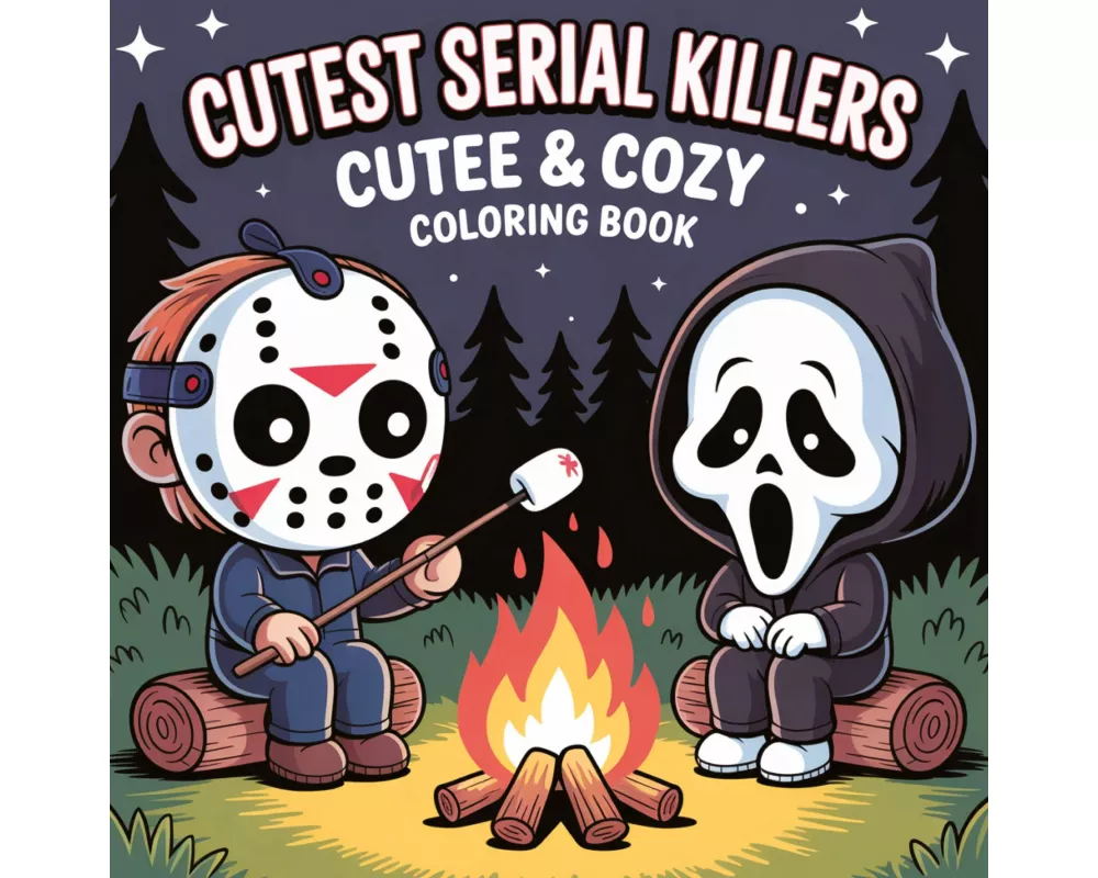 Halloween Cutest Serial Killers Malbuch für Erwachsene