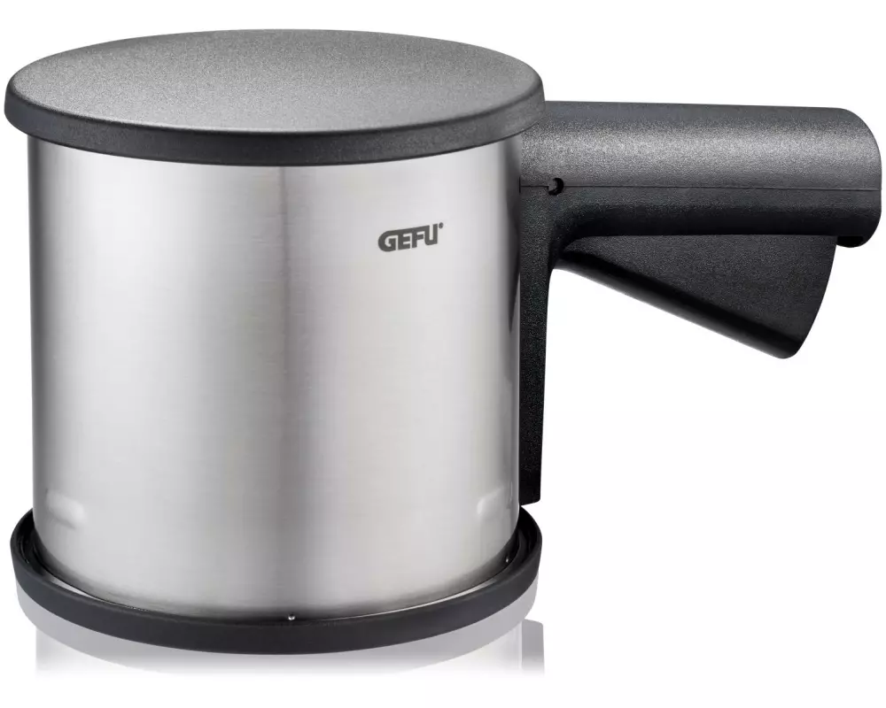 GEFU Mehlsieb Siva Schwarz/Silber