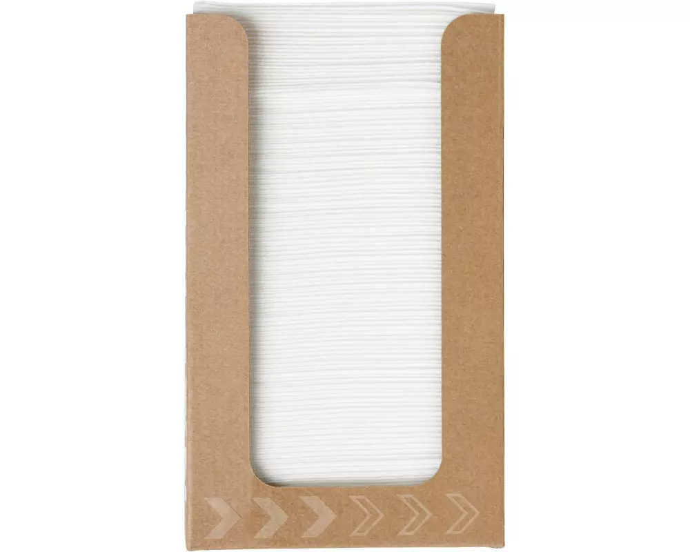 Duni Cocktailservietten 20 cm x 20 cm, 100 Stück, Weiss
