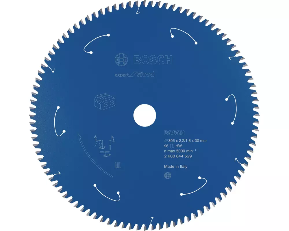 Bosch Professional Kreissägeblatt Expert for Wood 305 x 2.2 x 30 mm, 96 Z