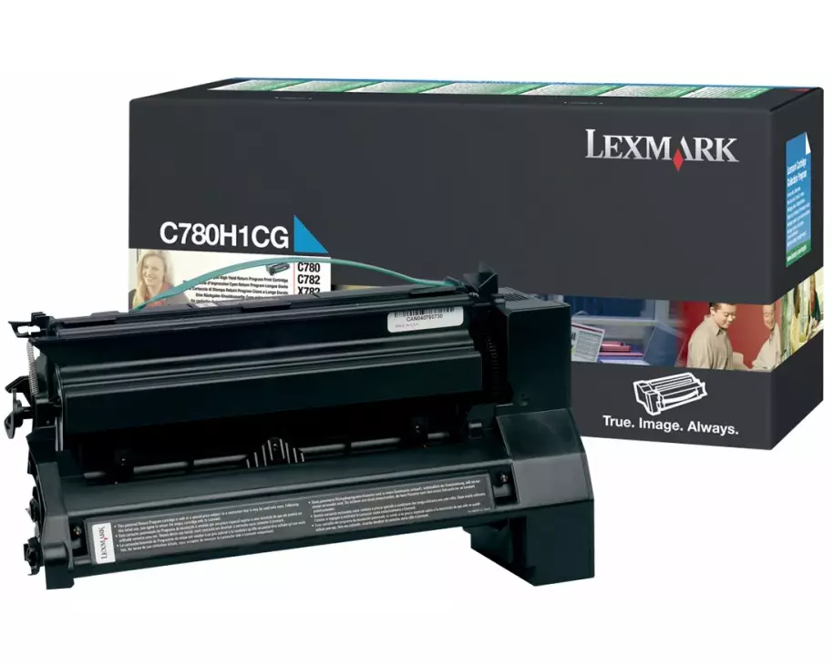 LEXMARK C782, X782e Toner cyan Std Capacity 10.000 pages return