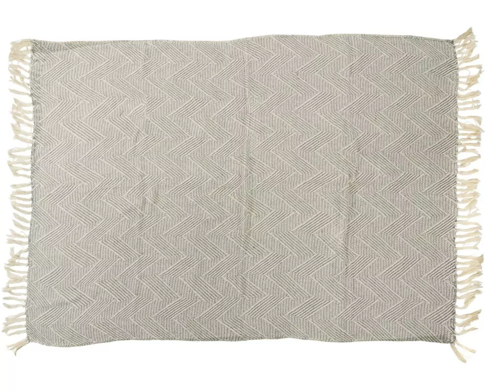 Arti Casa Baumwolldecke 170 x 130 cm, Grau