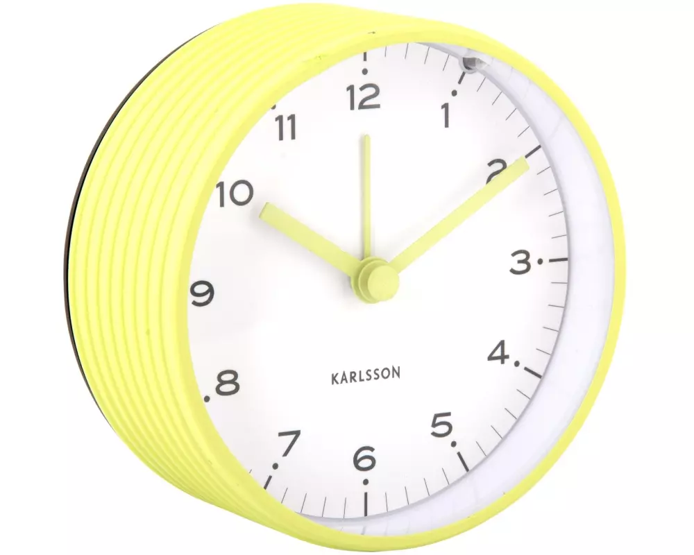 KARLSSON Klassischer Wecker Circus Rings Matcha green
