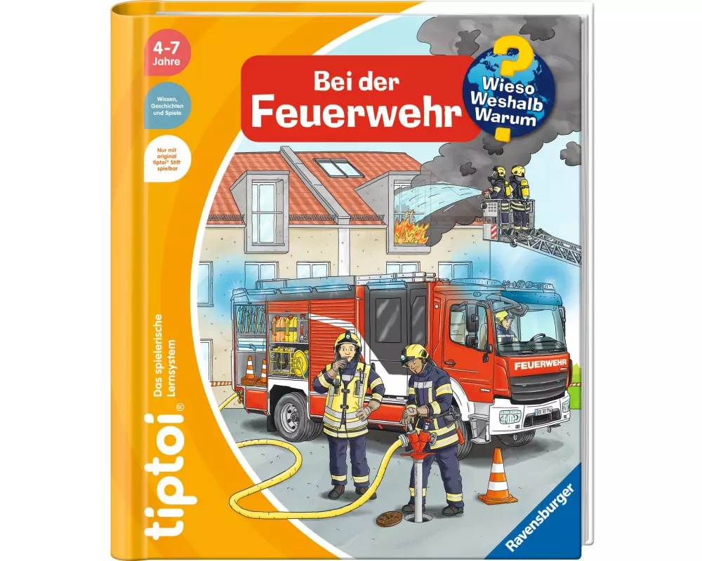 tiptoi Lernbuch Bei der Feuerwehr Lernbuch