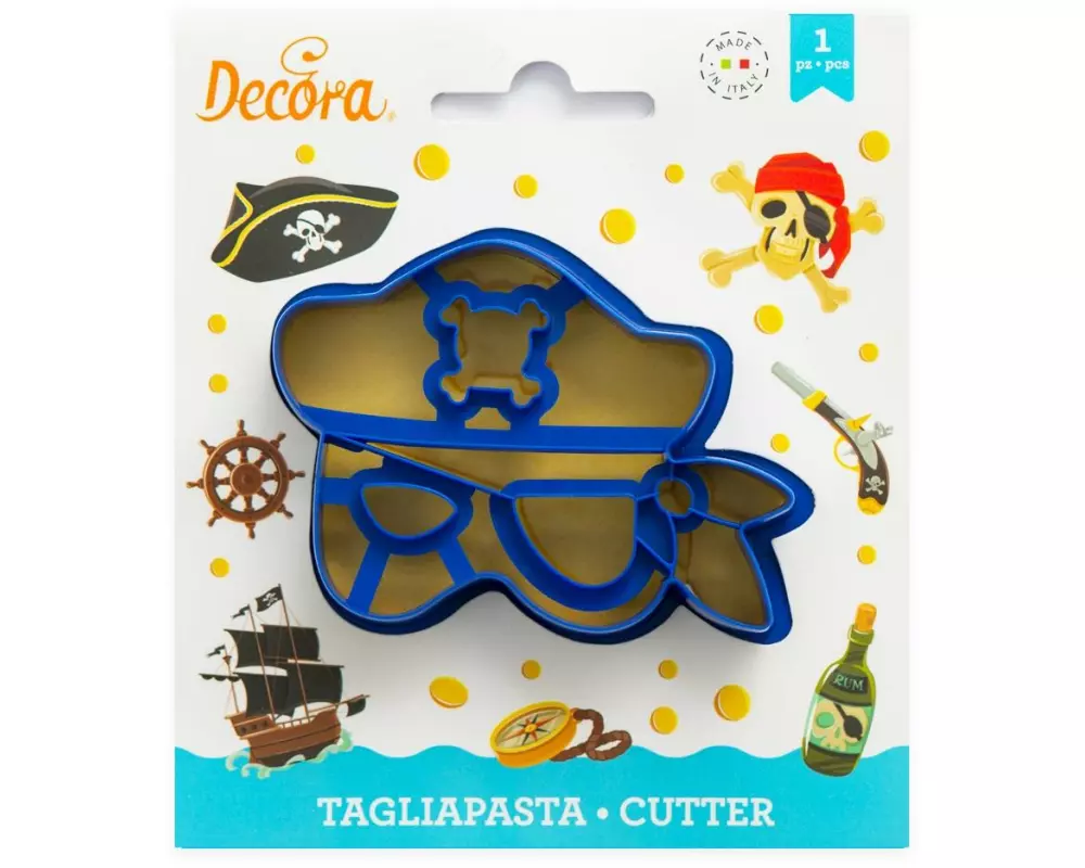 Decora Guetzli-Ausstecher 1 Stück, Piratenmaske