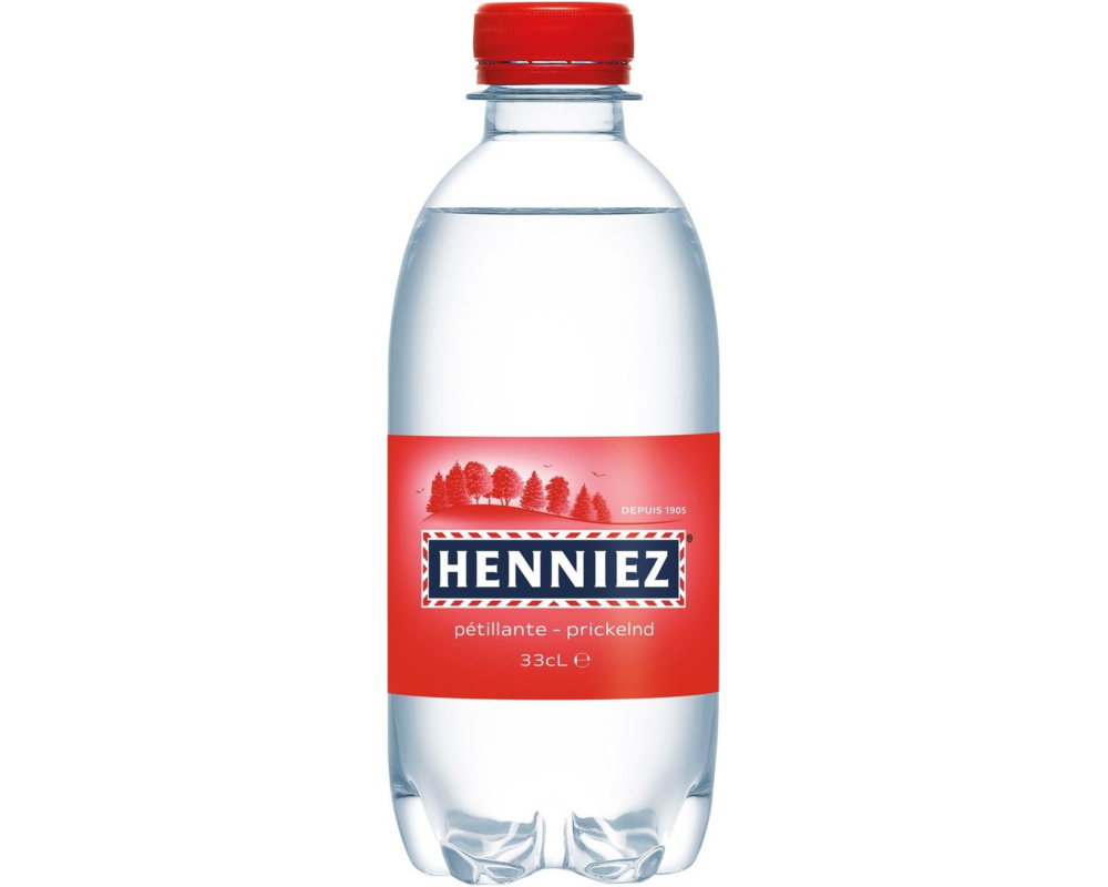HENNIEZ rot, mit Kohlensäure, Pet 129400001914 33 cl, 24 Stk.