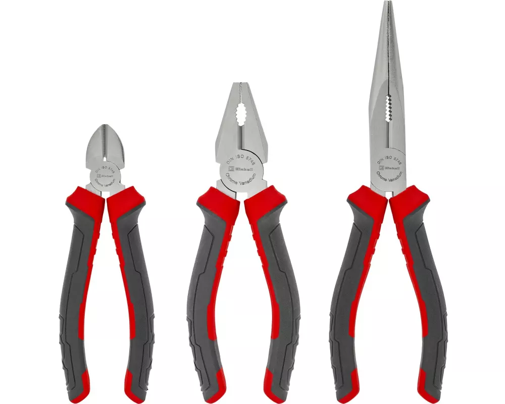 Einhell Zangenset 3-tlg. Chrom-Vanadium-Stahl 160 / 200 mm