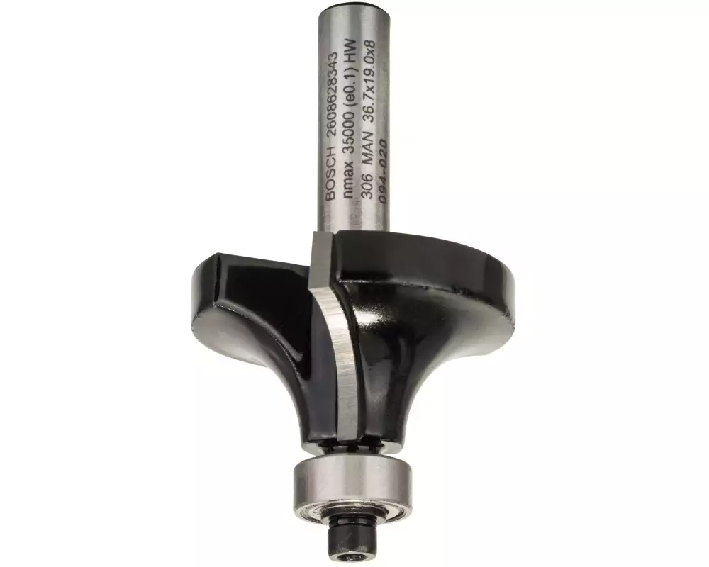 Bosch Professional Abrundfräser Standard for Wood R1 12 mm, L 18.6 mm, G 60 mm