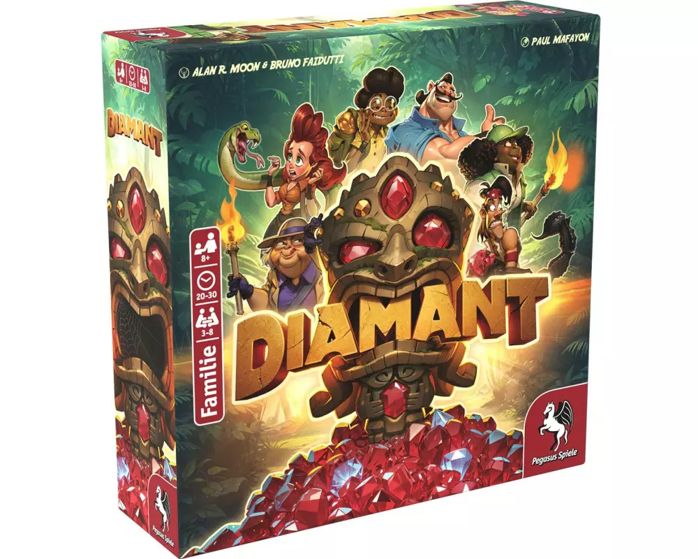 Pegasus Spiele Familienspiel Diamant -DE-