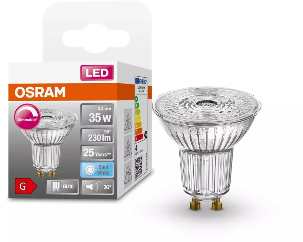 OSRAM Lampe Superstar Par 16 35 Neutralweiss (NW)