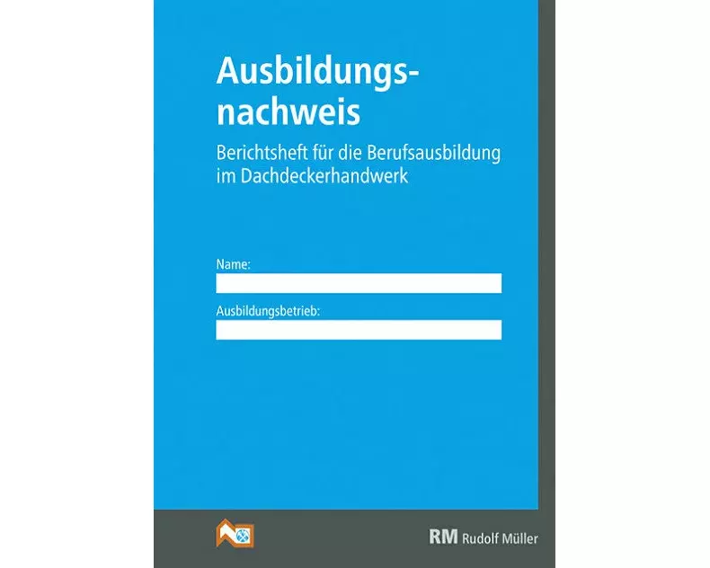 Zusatzblock Ausbildungsnachweis Dachdeckerhandwerk