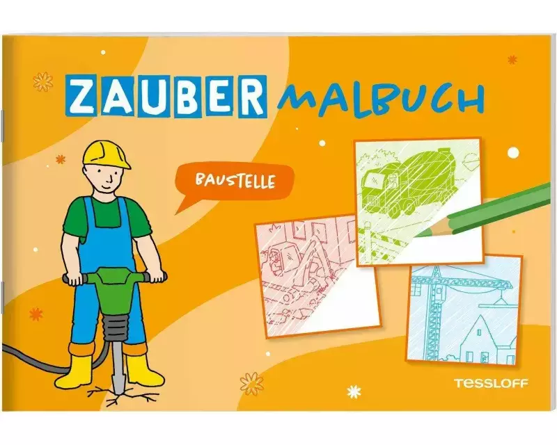 Zaubermalbuch. Baustelle