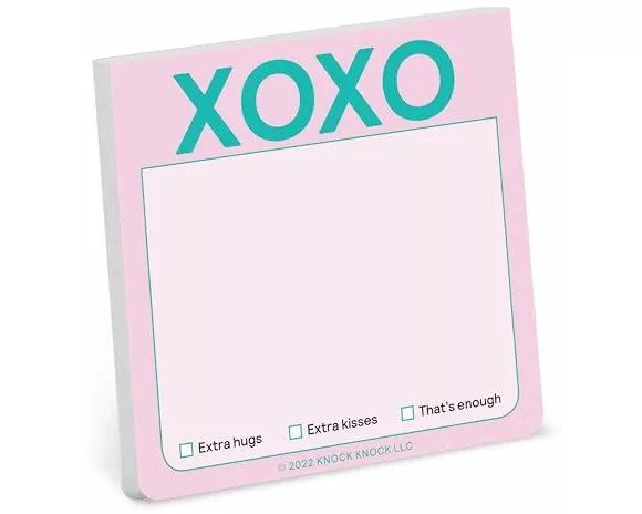 XOXO Sticky Notes (Pastel Version)