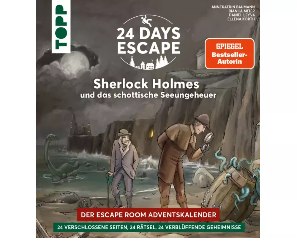 24 DAYS ESCAPE – Der Escape Room Adventskalender: Sherlock Holmes und das schottische Seeungeheuer