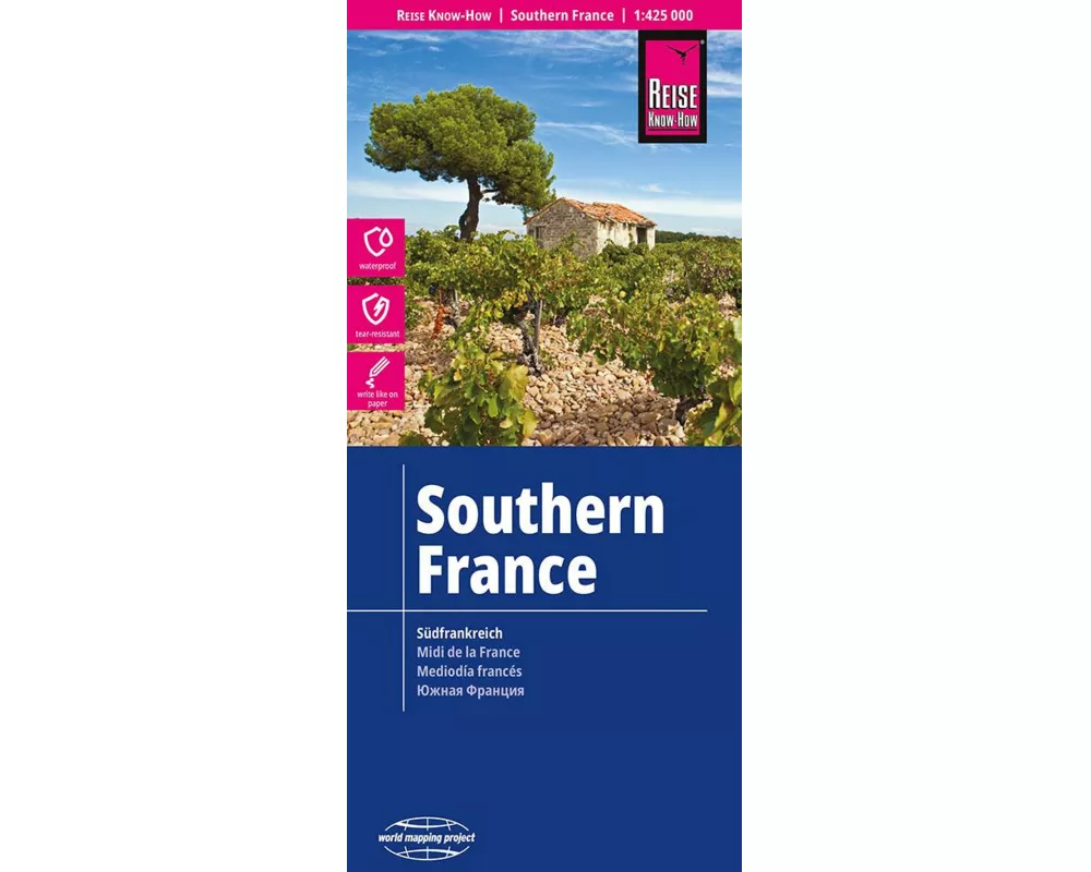 Reise Know-How Landkarte Südfrankreich / Southern France (1:425.000)