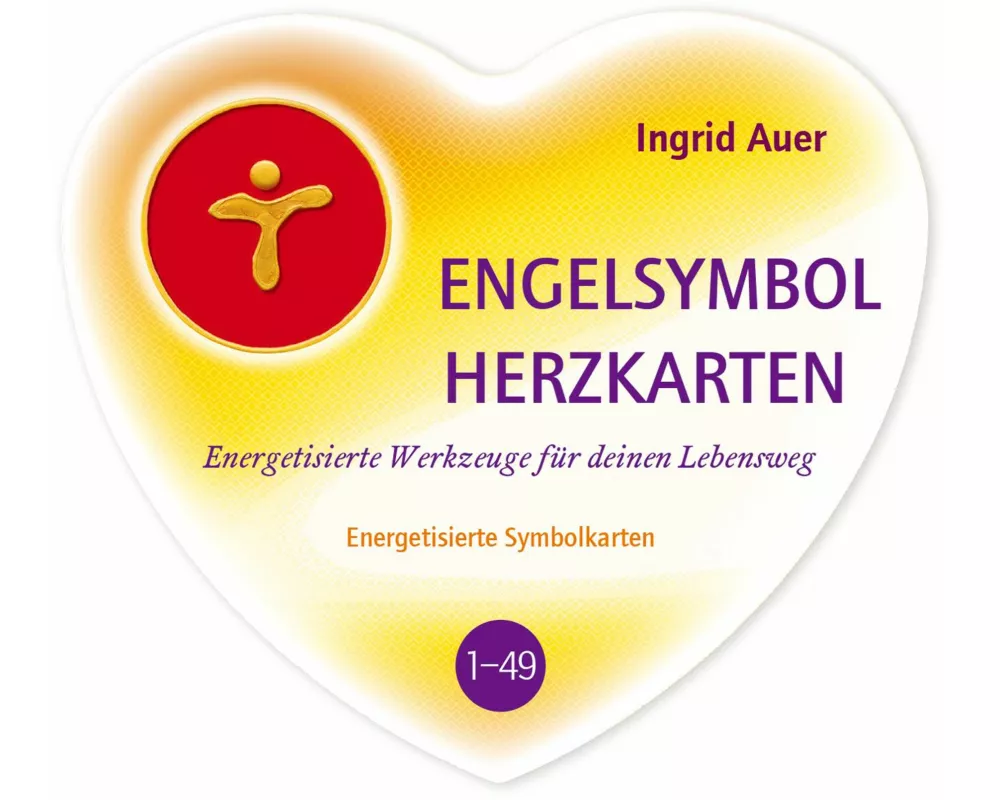 Engelsymbol-Herzkarten