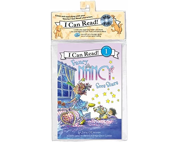 Fancy Nancy Sees Stars Book and CD