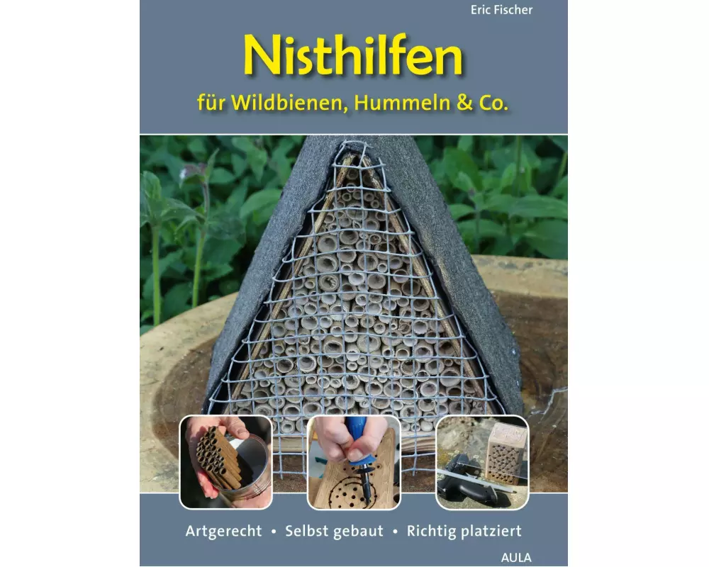 Nisthilfen für Wildbienen, Hummeln & Co