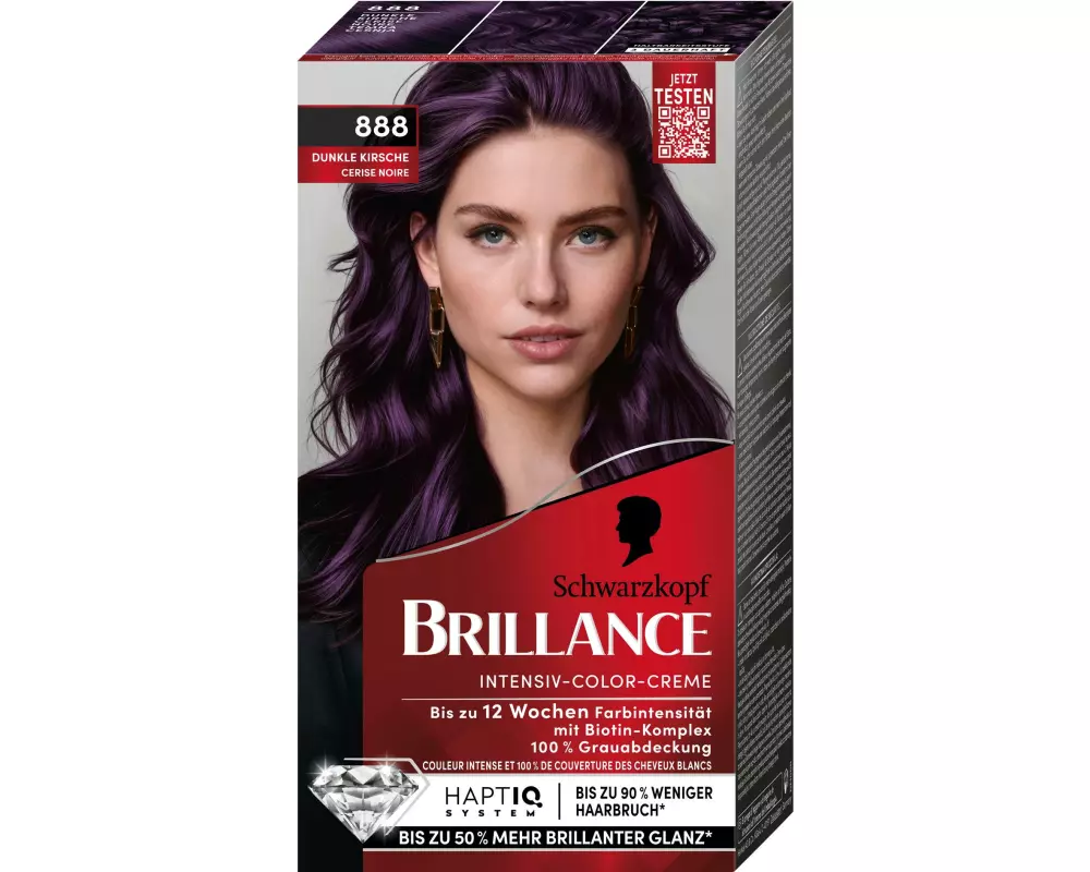 Schwarzkopf BRILLANCE Haarcoloration Brillance 888 Dunkle Kirsche