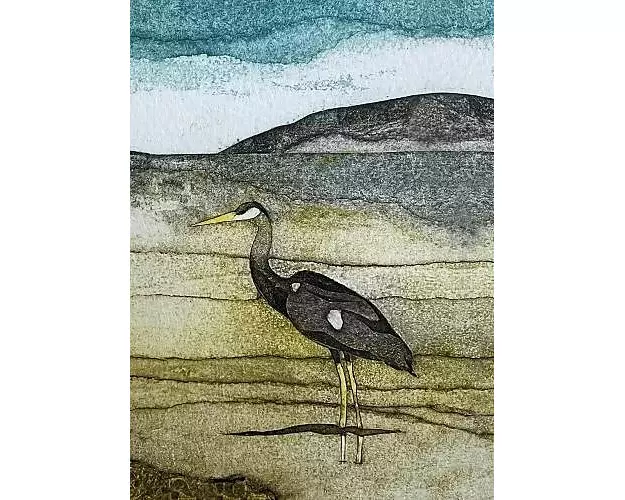 Wild Birds Pocket Notebook: Heron