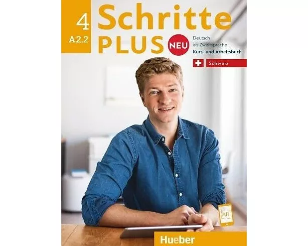 Schritte Plus Neu 4. A2.2. Schweiz. Kursbuch u. Arbeitsbuch mit Audios online