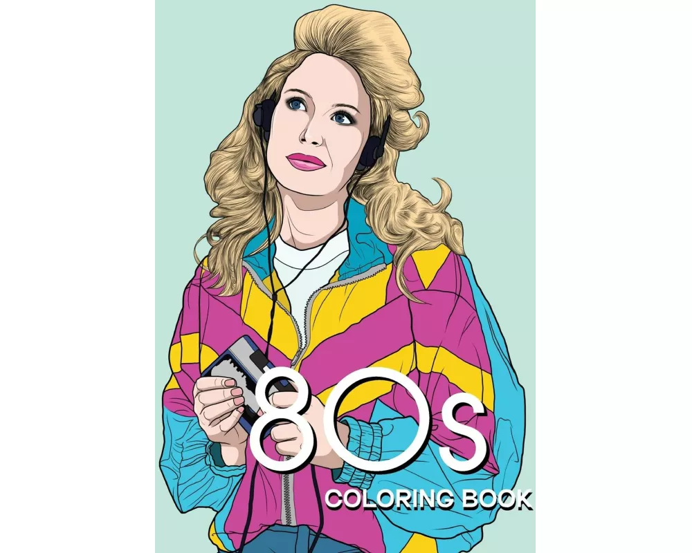 80s COLORING BOOK