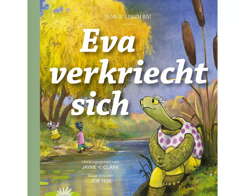 Eva verkriecht sich