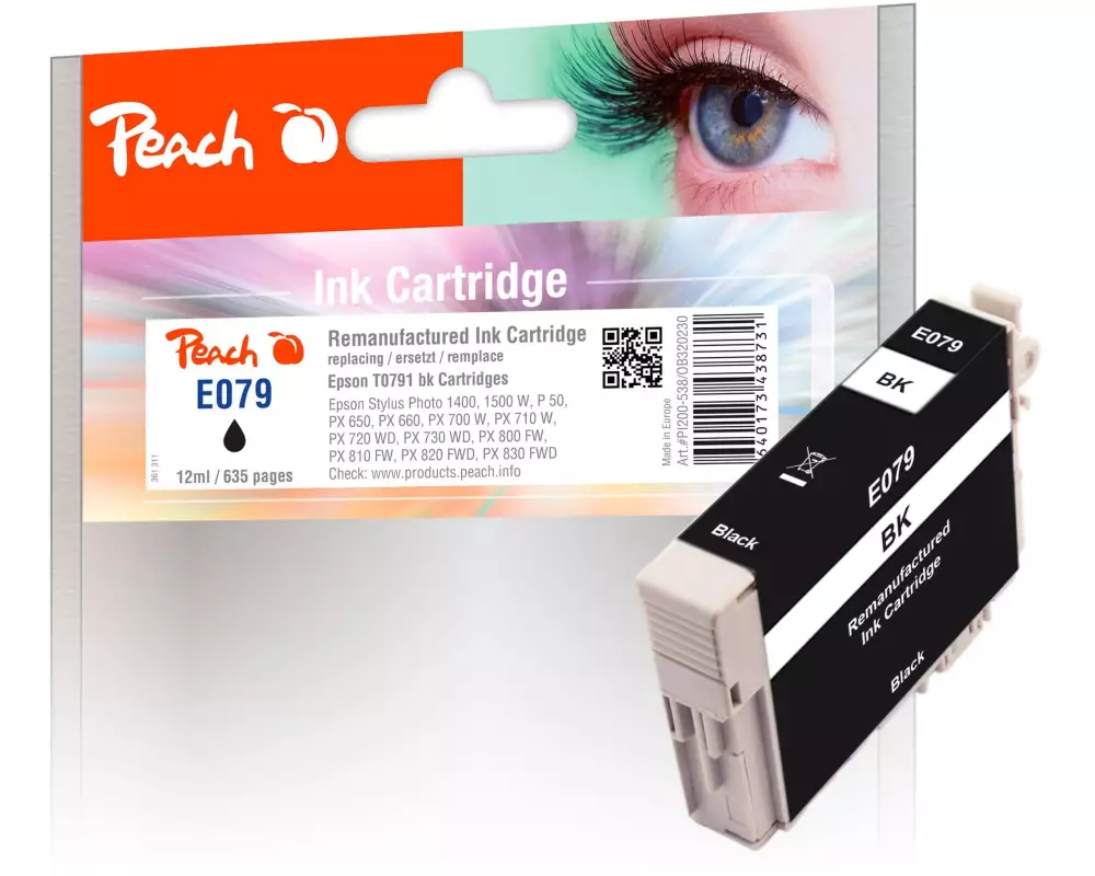 Peach Tinte Epson No. 079 T0791 Black
