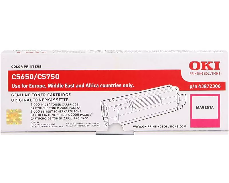 OKI Toner 43872306 Magenta