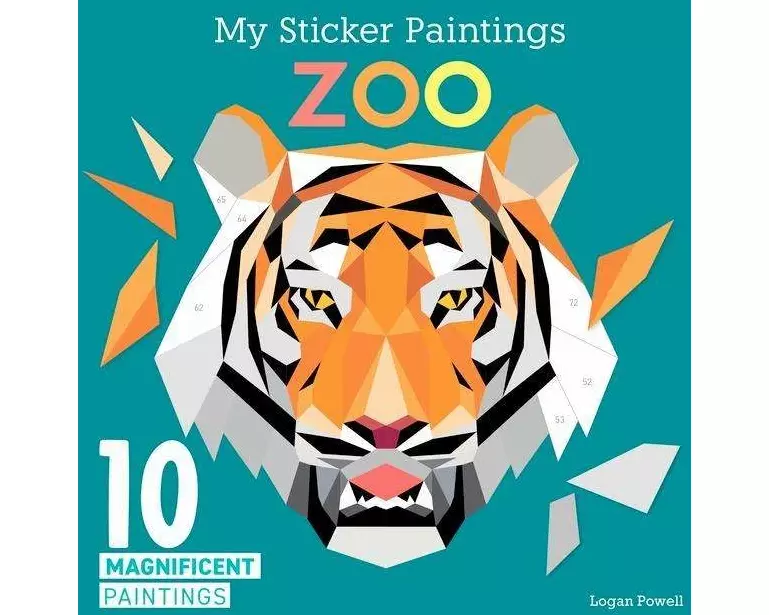 My Sticker Paintings: Zoo