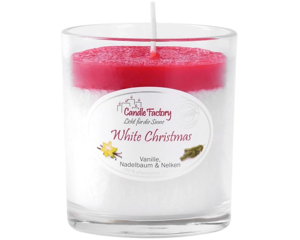 Candle Factory Duftkerze Party Light White Christmas