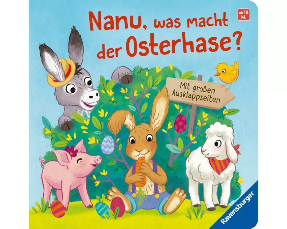 Nanu, was macht der Osterhase?