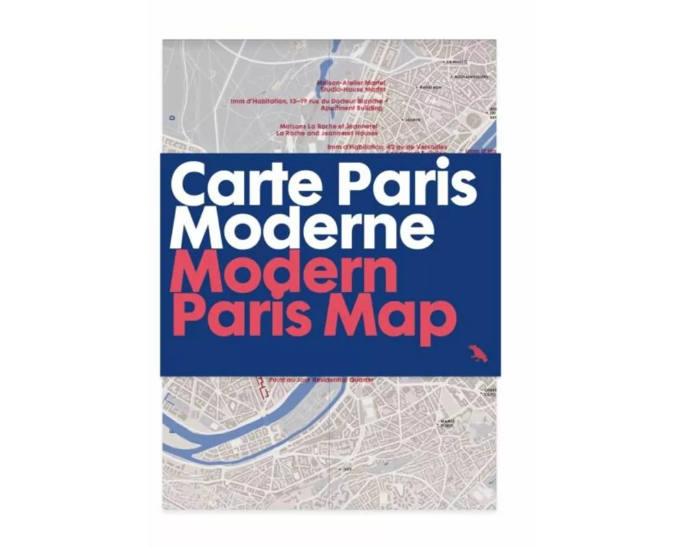 Modern Paris Map