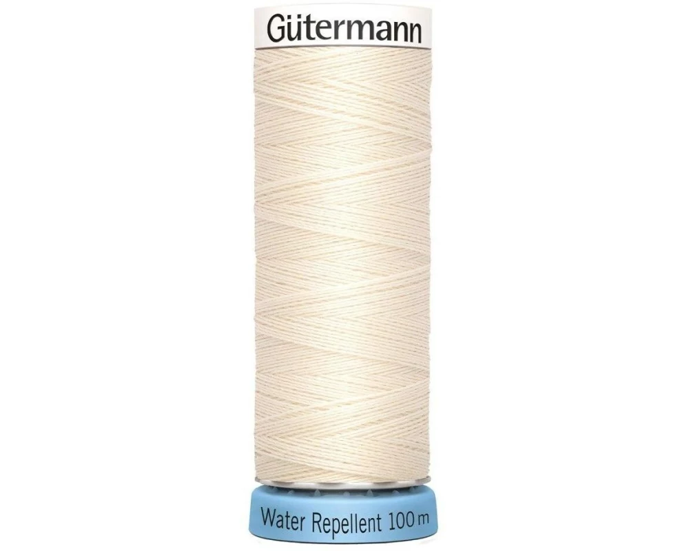 Gütermann Näh- und Stickgarn Water Repellent 1 Stück, Alt Weiss
