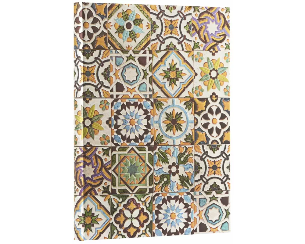 Porto (Portuguese Tiles) Ultra Unlined Hardback Journal (Elastic Band Closure)