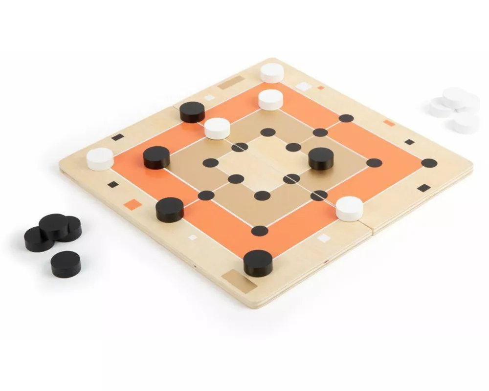 Mühle und Solitär "Gold Edition"