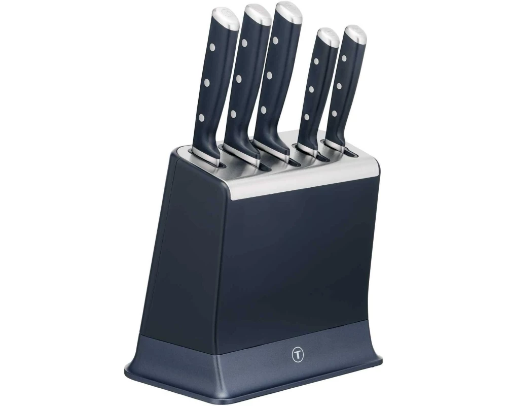 Tefal Messerblock Ever Sharp 5-teilig, Edelstahl