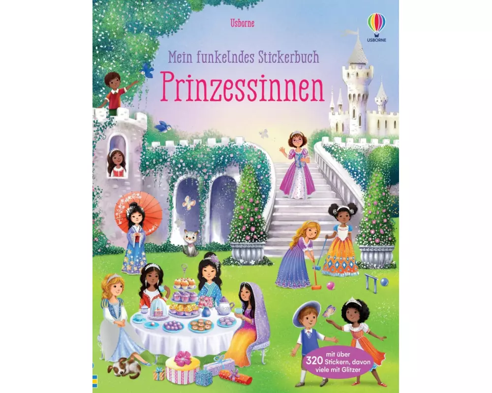 Mein funkelndes Stickerbuch: Prinzessinnen