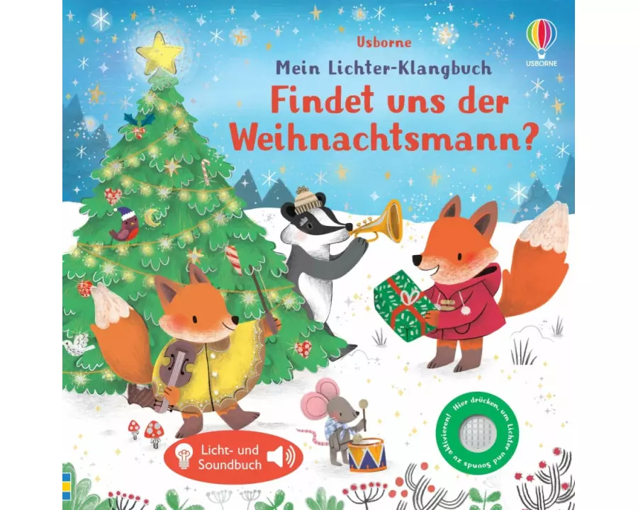 Mein Lichter-Klangbuch: Findet uns der Weihnachtsmann?