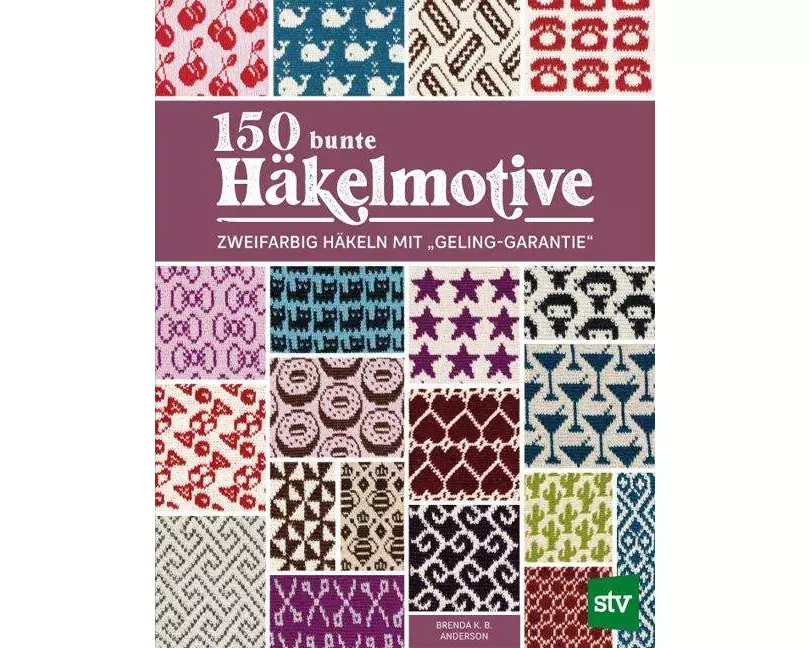150 bunte Häkelmotive