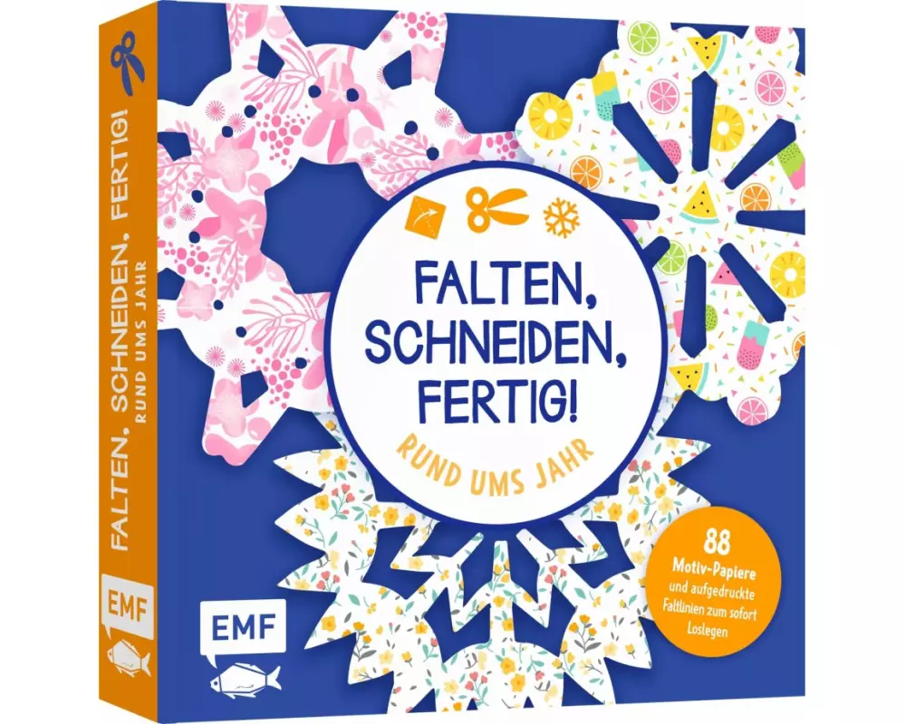 Bastelblock: Falten, Schneiden, fertig! Rund ums Jahr