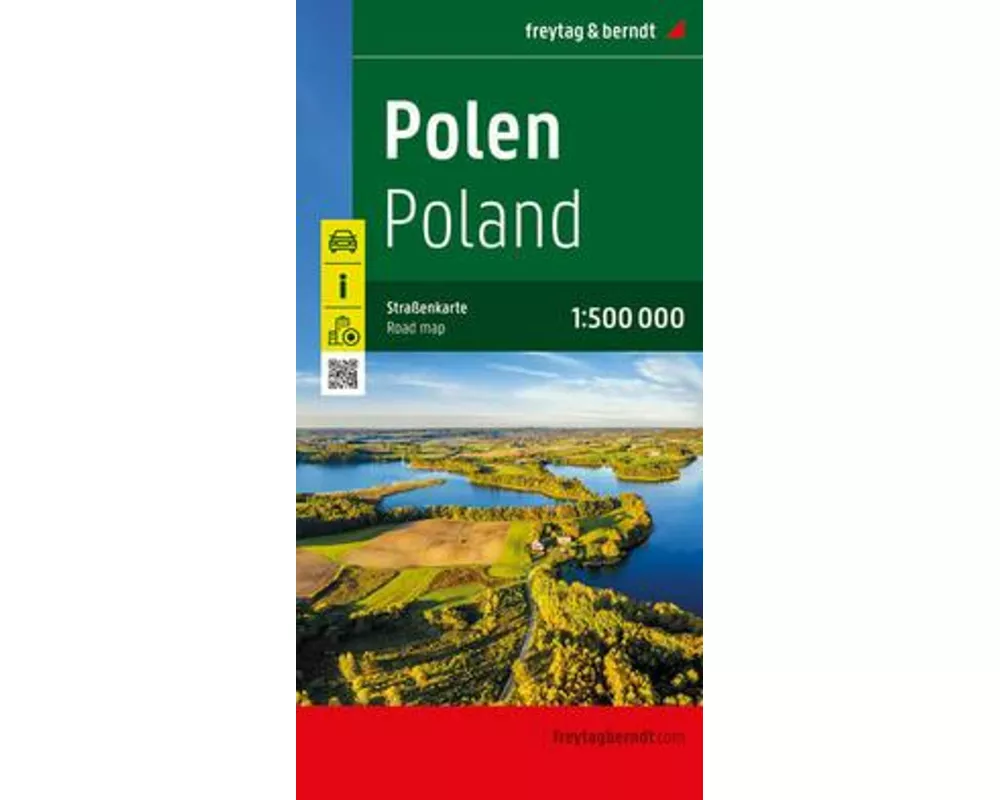 Polen, Straßenkarte 1:500.000, freytag & berndt