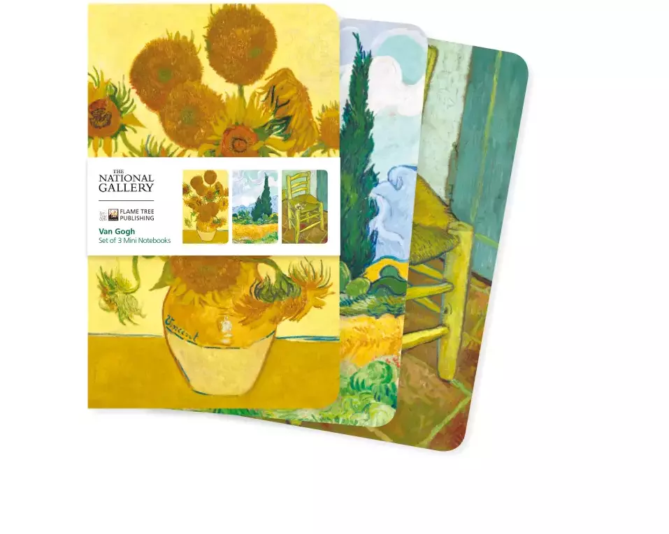 National Gallery: Van Gogh Set of 3 Mini Notebooks