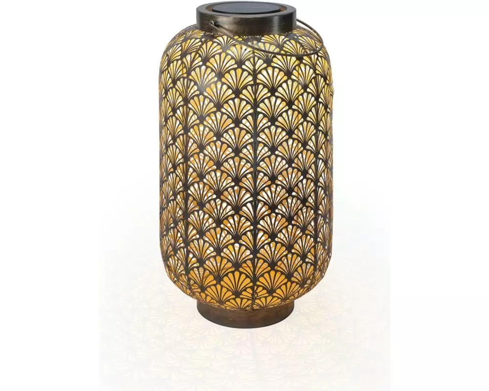 STT Laterne Solar Antic Grand Santana, 58 cm, Anthrazit