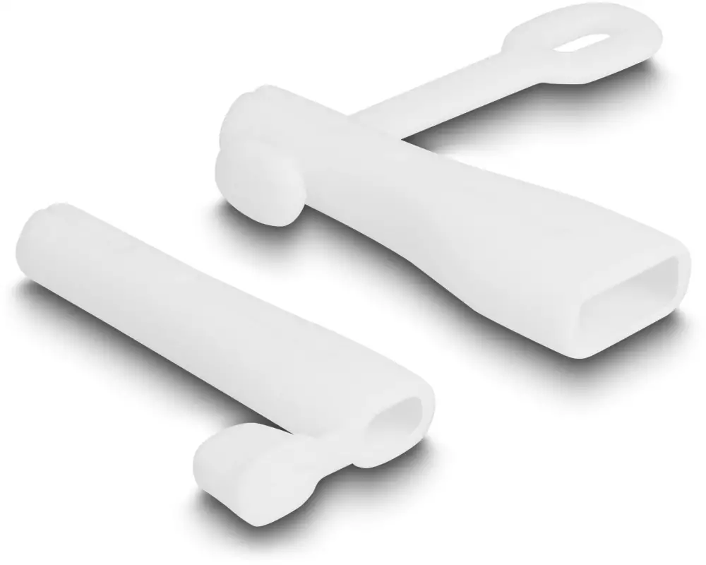 Delock Staubschutz für USB-A Stecker und Apple Lightning Stecker